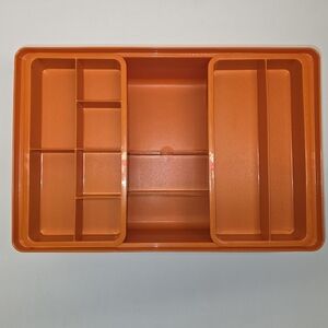 Tupperware Tuppercraft Craft Storage With Two Inserts Missing Lid